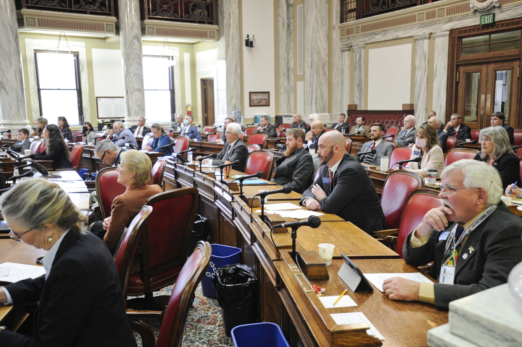 In this picture from Wendesday's house Republican caucus,